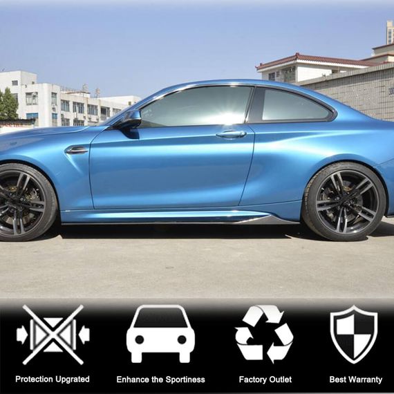 Накладки на пороги V1 (для F87, Карбон) для BMW 2 серия F22/23 2014-2021 гг | Зображення 2