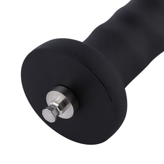 Силіконовий фалоімітатор для секс-машин Hismith 7.1″ Anal Dildo Black, система KlicLok | Зображення 3