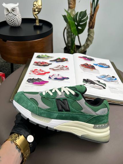 Чоловічі кросівки New 992 Green White Grey (топ якість) A4406 42 27 | Зображення 6
