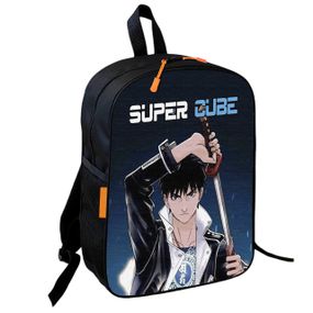 Рюкзак школьный детский Аниме Super Cube 36х27 см для мальчика (02866)