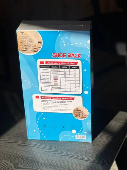 Полиця для взуття 4 вертикальні полиці AND-10 YH9804-4 | Зображення 1