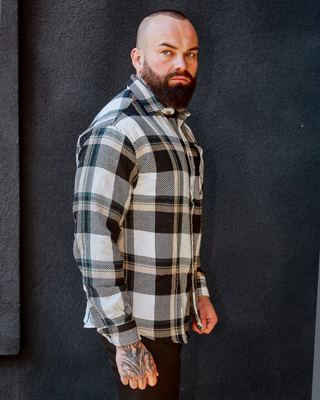 Тепла сорочка Ріо біло-чорний S | Зображення 6