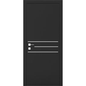 Двери Rodos CORTES PRIMA 1G + молдинг, PRIMA 3G + молдинг RAL 9004