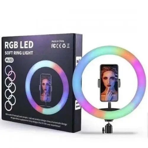 Лампа Led кільце MJ33 RGB | Зображення 6