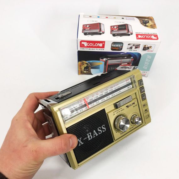 Портативний багаточастотний радіоприймач Golon, Радіоприймач am fm, Радіо на кухню VD-41 | Зображення 1