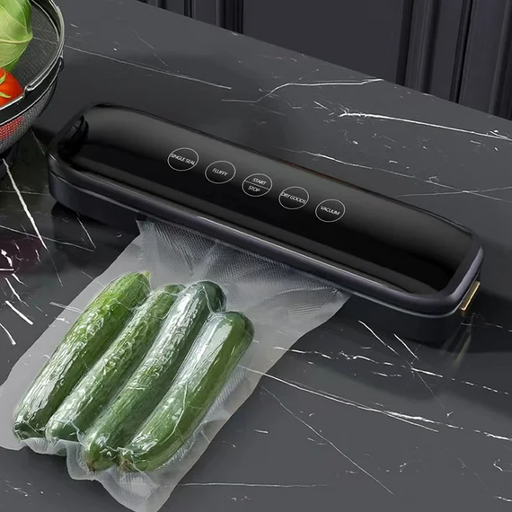 Кухонний вакуумний пакувальник Vacuum sealer Model 10 / Вакууматор для продуктів / Кухонний вакууматор 33х8, 5х6см від мережі | Зображення 2