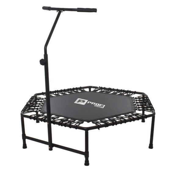 Батут для фитнеса с поручнем MS 3256, 125 см | Зображення 1