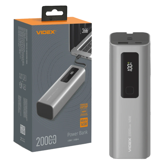 VIDEX VPB-366 PD100Вт 20000мА•г Повербанк | Зображення 6