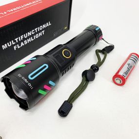 Ручний ліхтар з 18650 акумулятором, Світлодіодний робочий ліхтар перезаряджуваний портативний GF-76