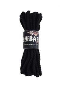 Бавовняна чорна мотузка для шібарі Feral Feelings Shibari Rope, 8м
