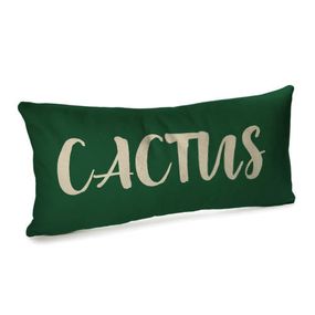 Подушка для дивану оксамитова Cactus 50x24 см (52BP_TFL012)