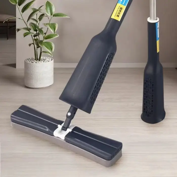 Швабра з віджимом Household mop Family Helper для швидкого прибирання для миття підлог та вікон | Зображення 2