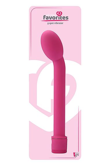 Вібратор для точки G ALL TIME FAVORITES G-SPOT VIBRATOR PINK | Зображення 1