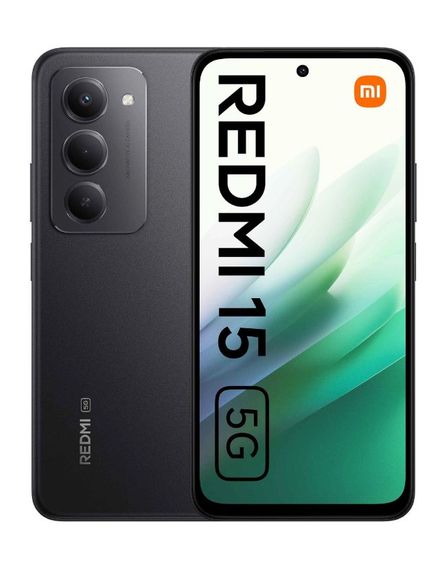 Смартфон Xiaomi Redmi 15 5G 4/128GB Midnight Black NFC (NO Adapter)