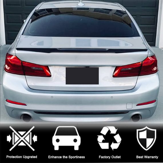 Спойлер M4-Style (для G30/F90, карбон) для BMW 5 серия G30/31 2017-2023 гг | Зображення 2