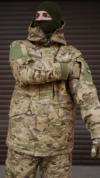 Зимовий костюм бушлат+штани мультикам розмір 44-46 (3-4) | Зображення 5