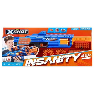 Игрушечное оружие Zuru X-Shot Быстрострельный бластер Insanity-Berzerko 8 Shot (48 патронов) (36610R) | Зображення 3