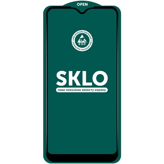 Захисне скло SKLO 5D (тех.пак) для Samsung Galaxy A16 4G/5G Чорний
