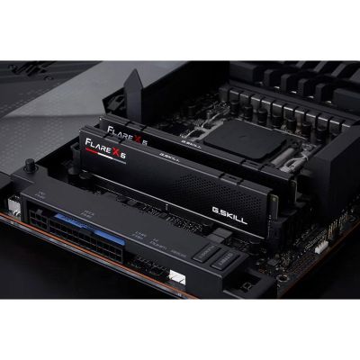 Модуль памяти для компьютера DDR5 48GB (2x24GB) 6000 MHz Flare X5 Matte Black G.Skill (F5-6000J3036F24GX2-FX5) | Зображення 5