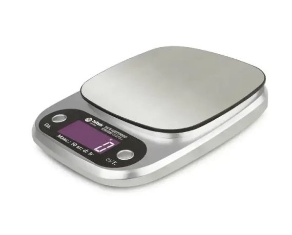 Кухонные весы для продуктов электронные BITEK BT-3055 до 10 кг з LCD дисплеем точные бытовые весы для кухни Серый | Зображення 1