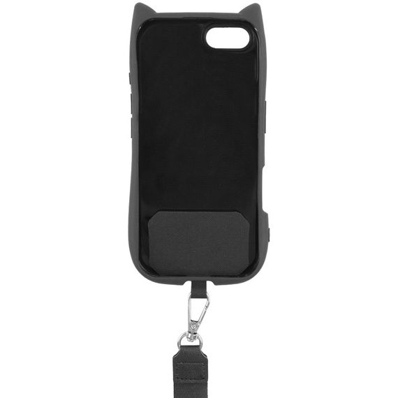 Чохол TPU GETMAN Cat with straps для Apple iPhone 16e (6.1") Black | Зображення 2