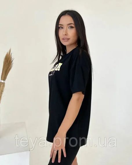 Футболка для жінок колір чорний FI_007505 | Зображення 1