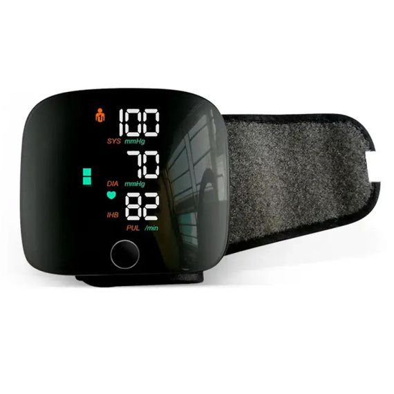 Автоматичний тонометр на зап'ястя від акумулятора 300мАч, LY-84 + кейс / Акумулятор для вимірювання тиску з голосовим оповіщенням | Зображення 2