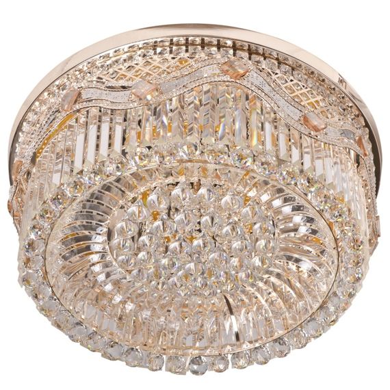 Люстра торт потолочная с подсветкой LED E14 40W G (BCL-633C/7)