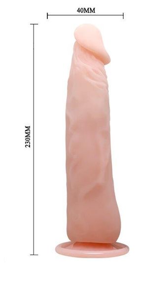 Вібратор на присосці Vibrating Cock, BW - 008068A Sex Aura | Зображення 5