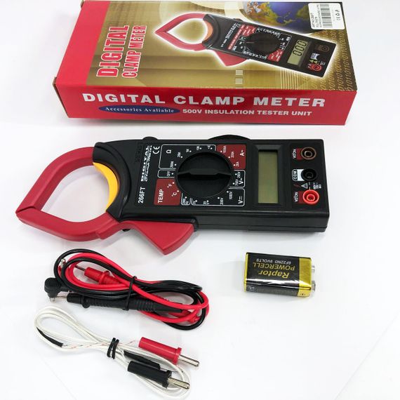 Отличный мультиметр DT 266 FT, Универсальный электронный мультиметр, Цифровой амперметр постоянного KB-63 | Зображення 2