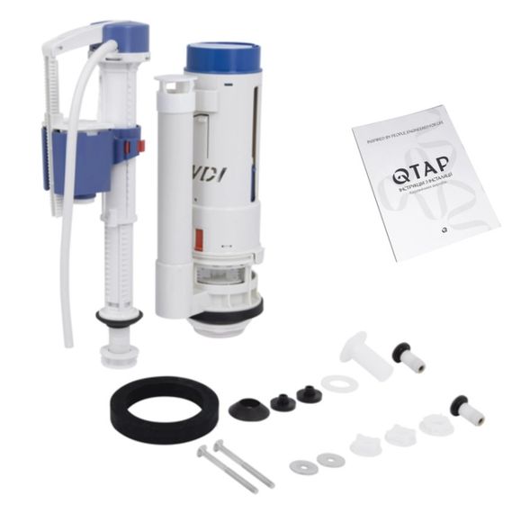 Унітаз підлоговий Qtap Robin Ultra Quiet з сидінням Slim Duroplast/ Soft-close/ Quick Release QT13226083AMB | Зображення 2