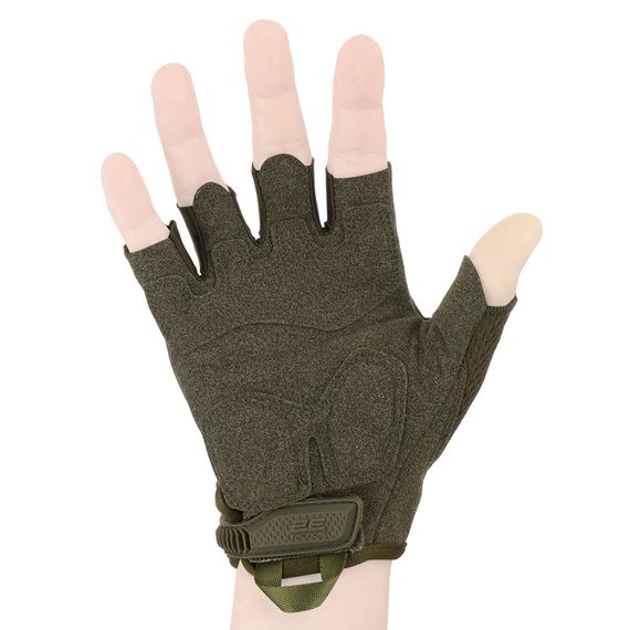 Рукавиці тактичні 2E Tactical  , безпалі, XL, зелені (2E-TACTGLOSUM-XL-OG) | Зображення 2
