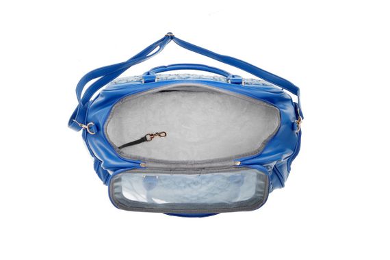 Сумка-переноска для собак і котів Misoko&Co, 45 см х 30 см х 20 см, синій | Зображення 4