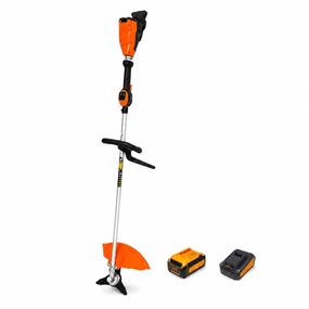 Коса акумуляторна GTM BT56/1200BL KIT (420 мм, 5500/6300 об/хв, 2.4 мм, BL, 56 В)