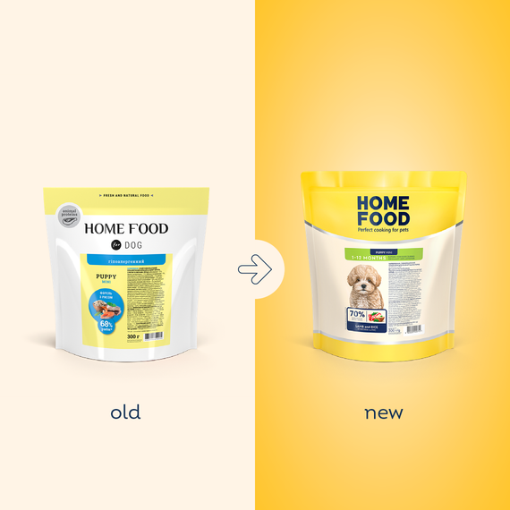 Сухий корм для цуценят малих порід Ягнятина та рис For puppies 1-12 months, 300 г | Зображення 1