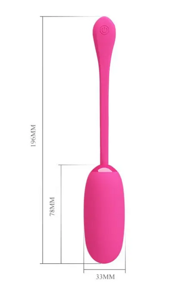 ПЕРЕЗАРЯЖАЕМОЕ ВИБРОЯЙЦО PRETTY LOVE «JULIUS» 12 режимов вибрации Sex Aura | Зображення 3