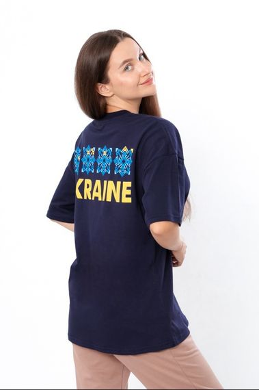 Футболка жіноча "Family look" (оверсайз) Носи своє 50 Синій (p-14982-170998) | Зображення 1