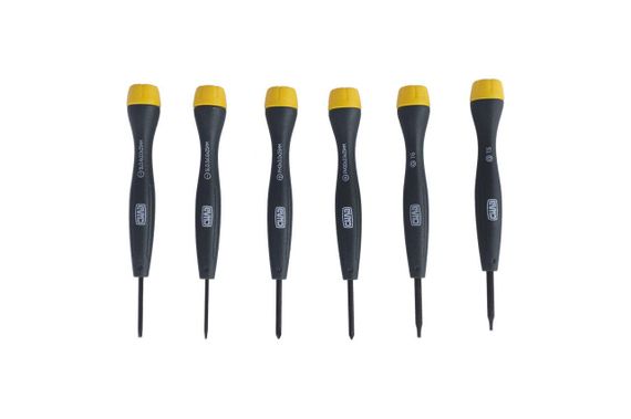 Набір мінівикруток для точних робіт CrV у кейсі 6 шт СИЛА 3020191