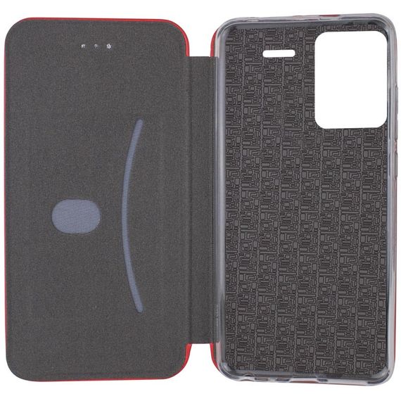 Шкіряний чохол-книжка Classy для Xiaomi Redmi Note 13 Pro+ Червоний | Зображення 3