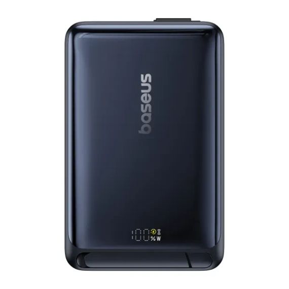 Baseus Nomos Qi2 10000 mAh 45W 2в1 PowerBank Павербанк з бездротовою швидкою зарядкою QC3.0+PD3.0 та вбудованим кабел | Зображення 8