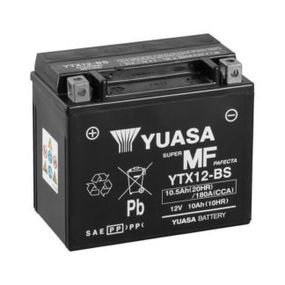 Аккумулятор МОТО Yuasa 12V 10,5Ah MF VRLA Battery YTX12-BS(сухозаряжений)