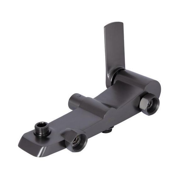 Душова система для душу Qtap Slavonice на два споживачі QTSLA110GMB45913 Gunmetal Black PVD | Зображення 6