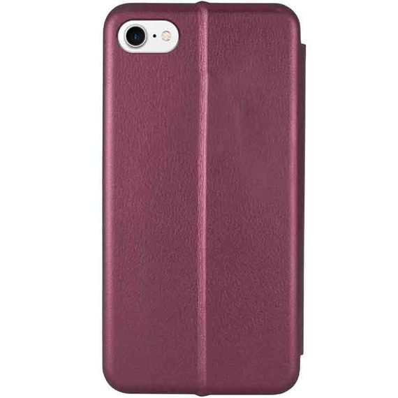 Шкіряний чохол-книжка Classy для Apple iPhone 7 / 8 / SE (2020) (4.7") Бордовий | Зображення 2