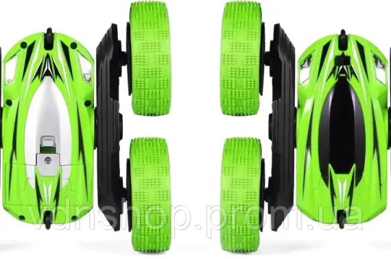 Машинка перевертень всюдихід трюкова на радіокеруванні Ydjia Stunt Car D828 Green | Зображення 4