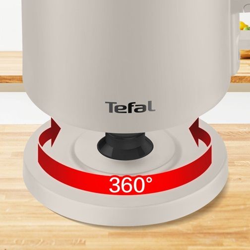Электрочайник Tefal KO140BE0 1.5 л бежевый | Зображення 5