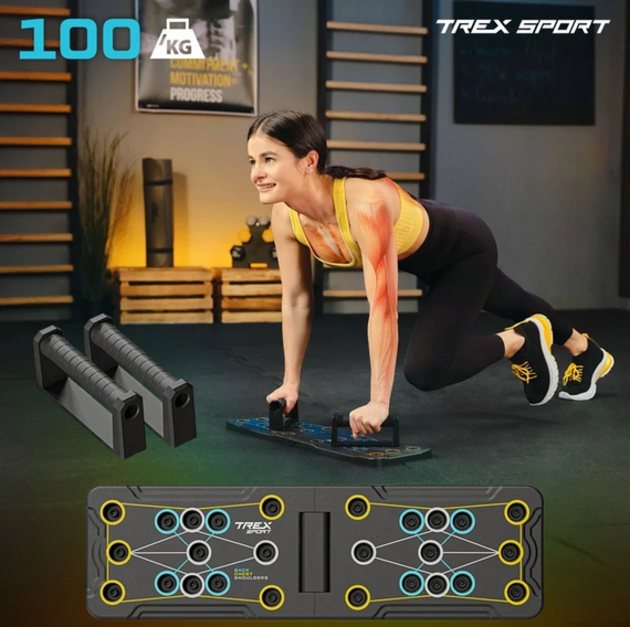 Дошка для віджимань Trex Sport TX-010PUB 12в1 | Зображення 8