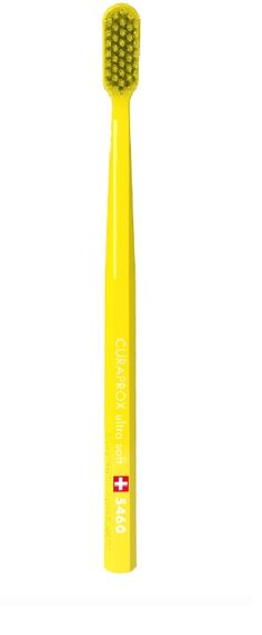 Зубна щітка Curaprox CS 5460 "Ultra Soft", d 0,10 мм. Жовтий з жовтим (Y)