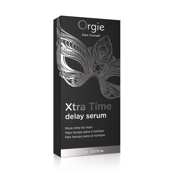 Сиворотка-пролонгатор ORGIE X-TRA TIME Delay Serum для тривалого статевого акту, 15 мл, концентрована формула | Зображення 3