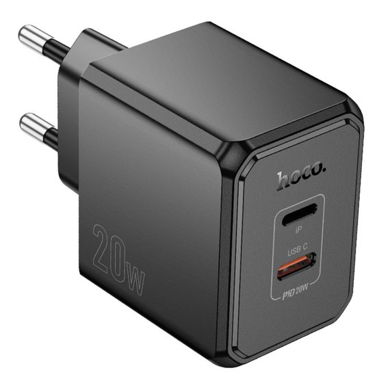 Мережевий зарядний пристрій Hoco CS16A 1 USB-C/1IP PD/QC 20W | Зображення 2