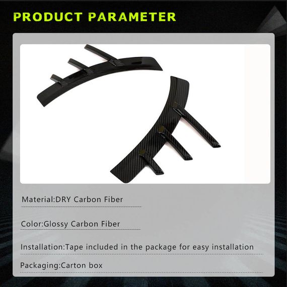 Аеродинамічні накладки на задній бампер Carbon Fiber V4 (для G87) для BMW 2 серія G42 2021- рр | Зображення 5